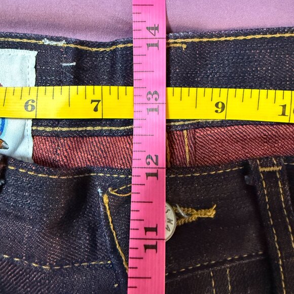Street Fighter x Naked & Famous Ken Shoryuken Selvedge denim jeans size 30 Easy - Picture 7 of 16